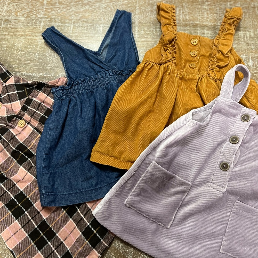 Fall dress bundle for baby girl